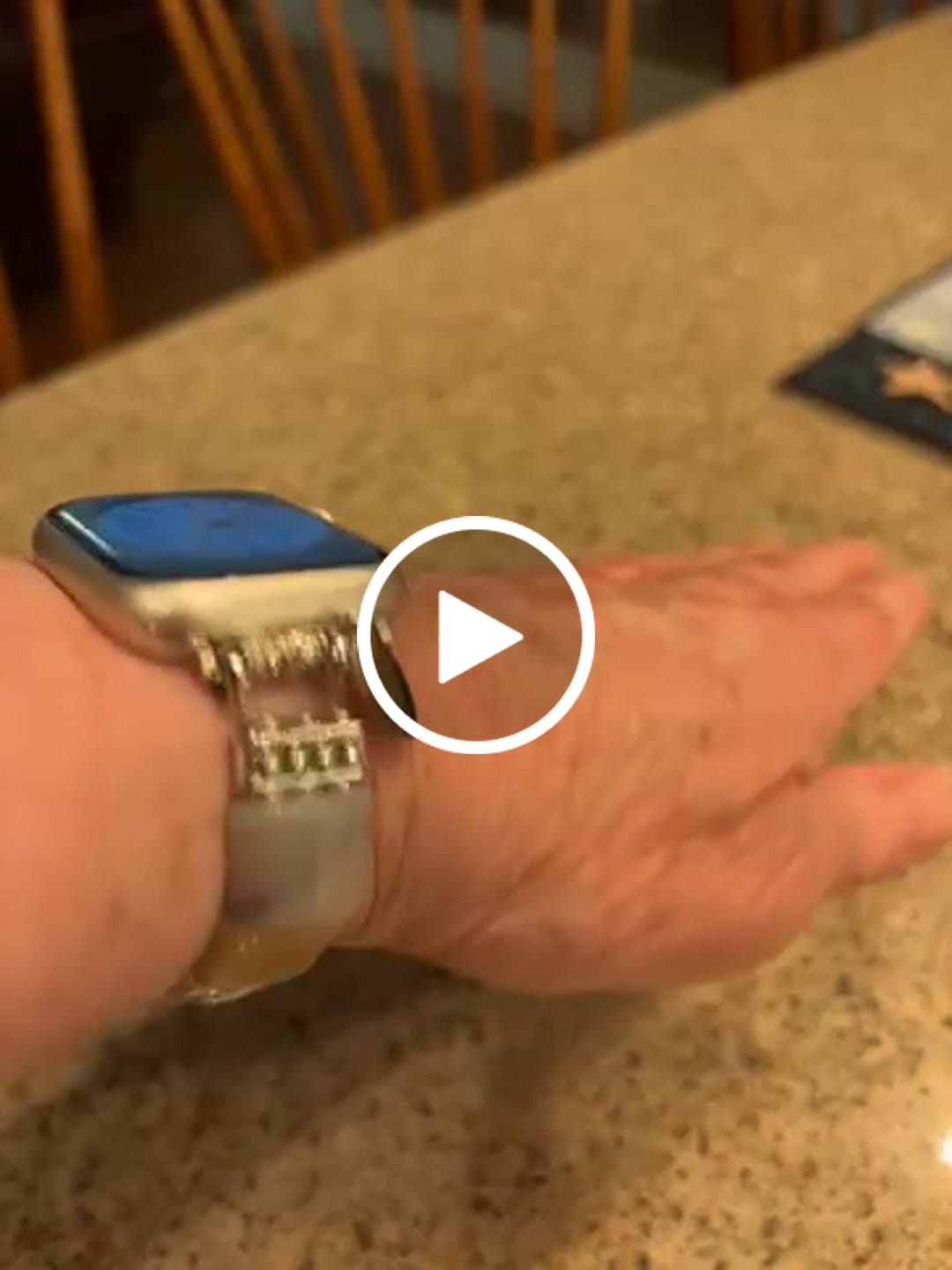 Customer video review of Sacred Sands Agate Stretch Apple Watch Strap