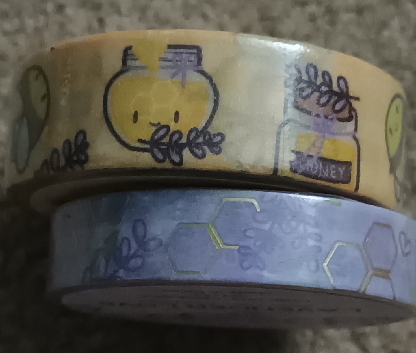 Customer photo review of Honey Lavender Washi Tape (Set of 2)