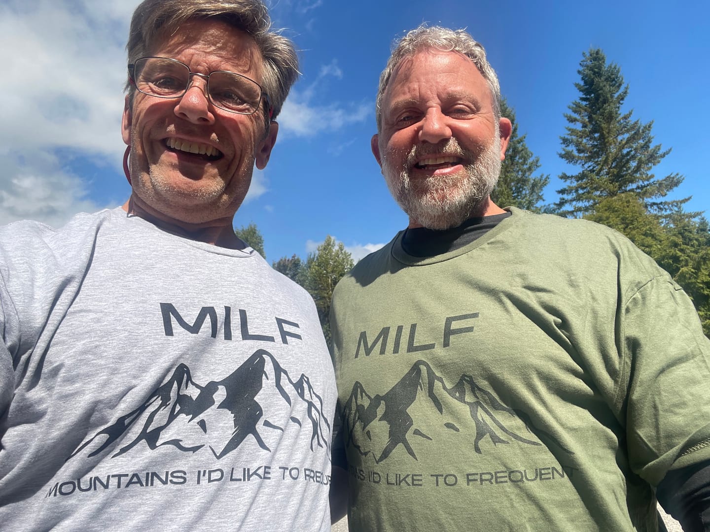 Customer photo review of MILF T-Shirt