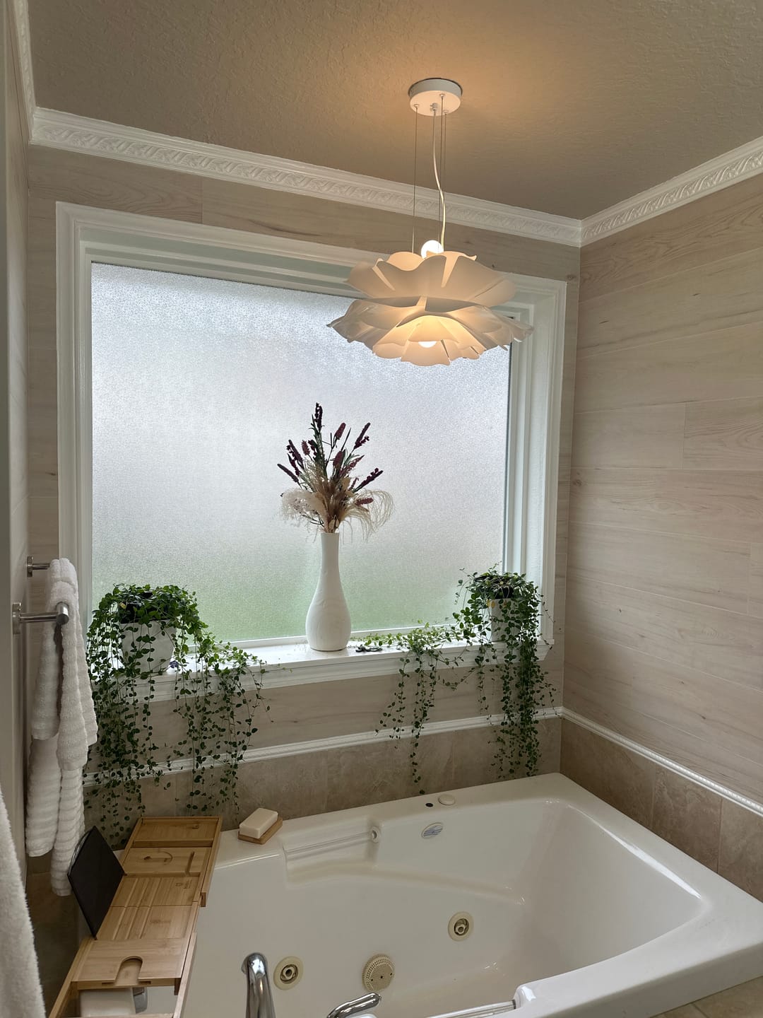 Customer photo review of WOMO Flower Pendant Light-WM2054