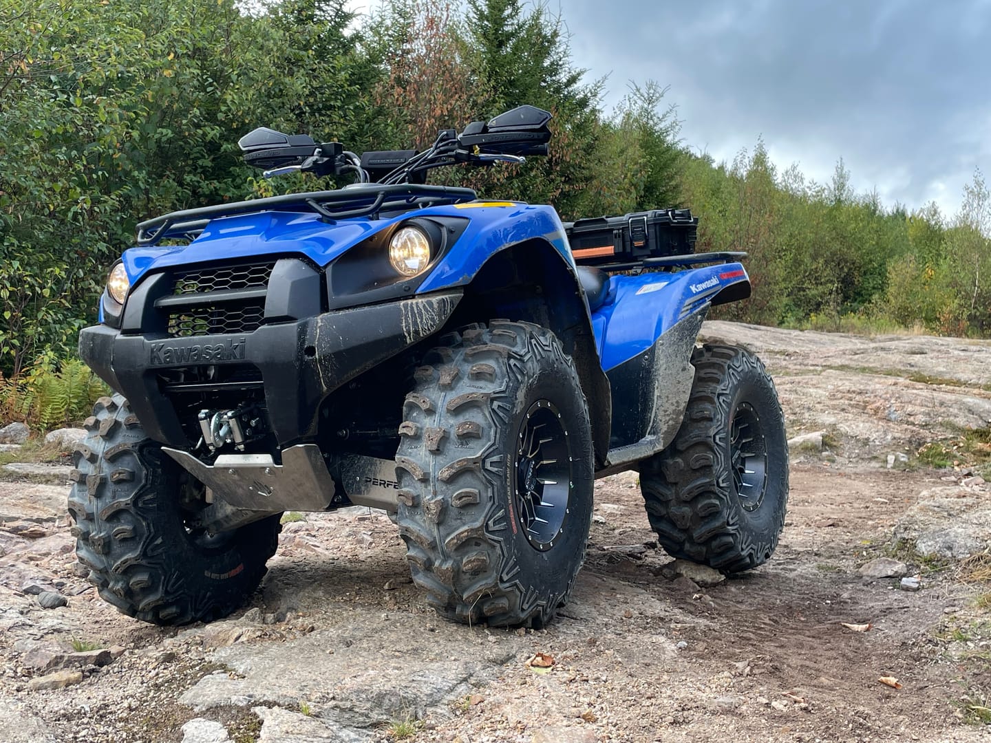 Customer photo review of Full Skid Plate Kit — Kawasaki Brute Force 650/750 (2008+)