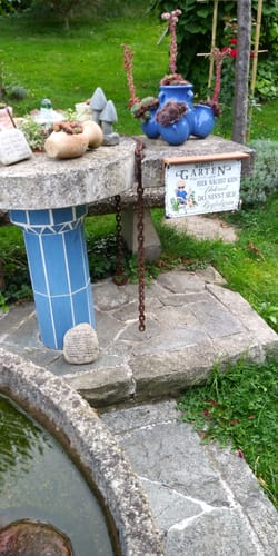 Customer photo review of Personalisiertes Gartenschild mit Namen Anpassbar