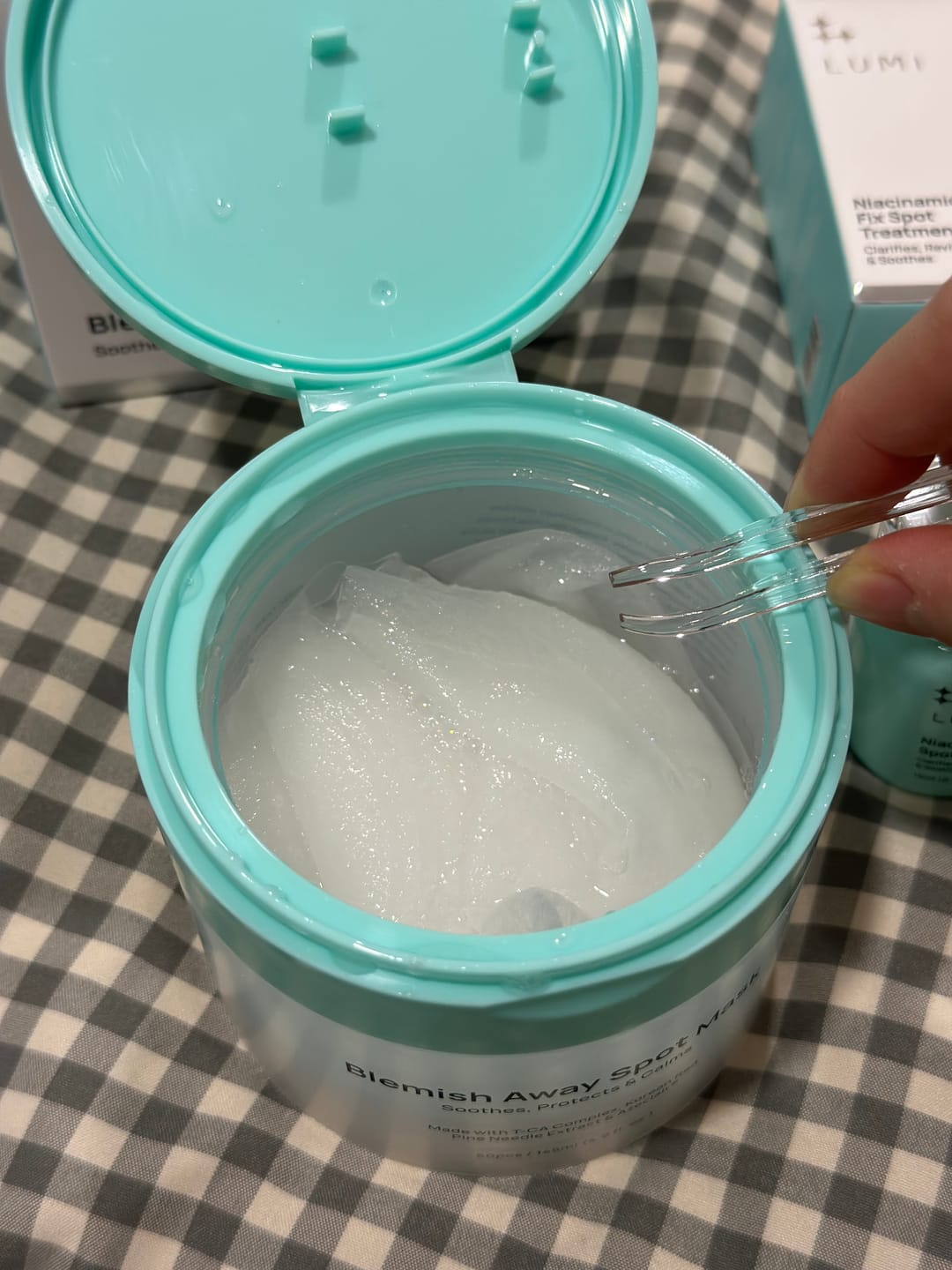 Customer photo review of Blemish Away Spot Mask