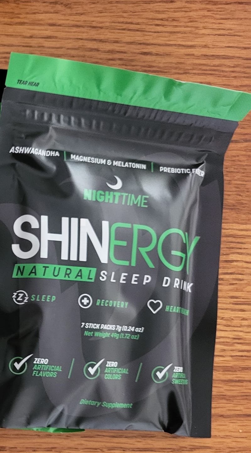 Customer photo review of Shinergy Nighttime Drink