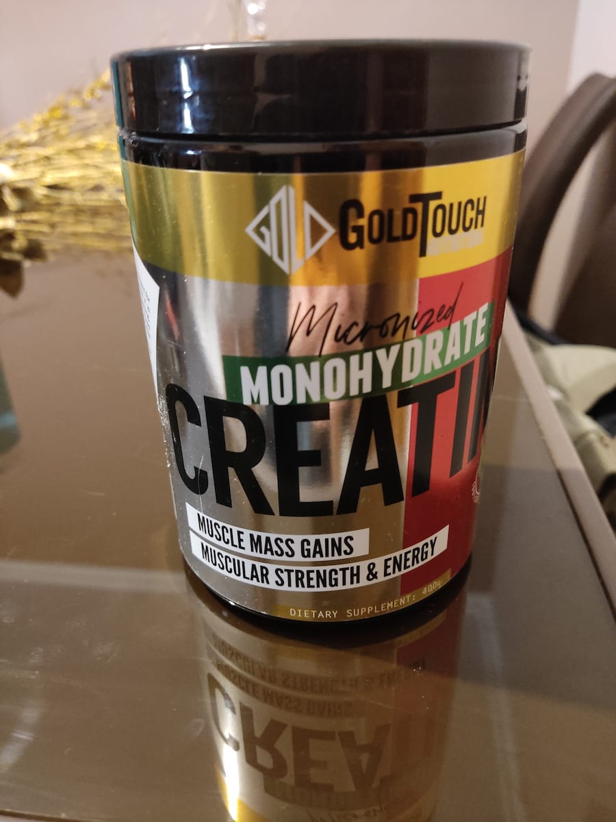 Customer photo review of Creatine Monohydrate (400g) - GoldTouch nutrition