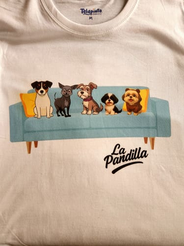 Customer photo review of Polera Mascota Personalizada (como tú quieras)