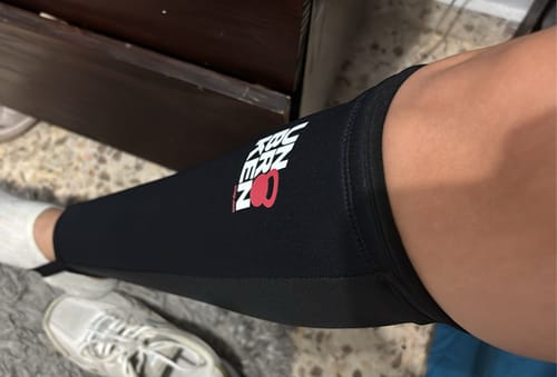 Customer photo review of Shin/Calf Sleeves 5mm (single)