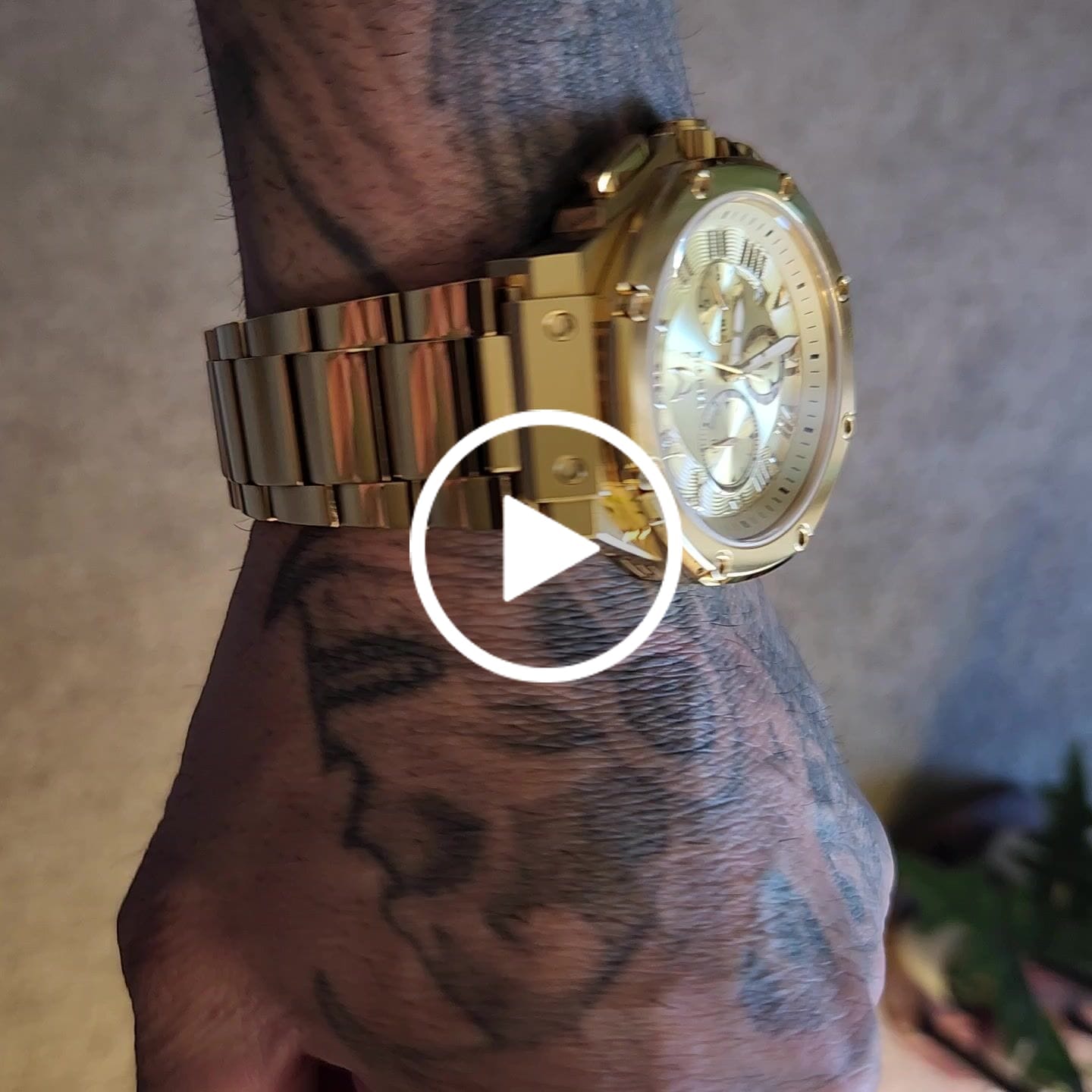 Customer video review of AM186SS - AMBASSADOR POLISH 18K PLATED / GOLD / SS BAND