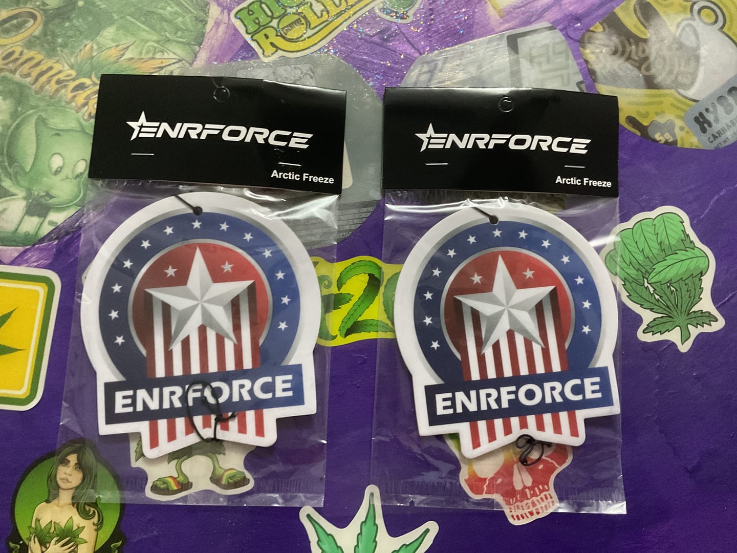 Customer photo review of Captain Air Fresheners (2 Per Pack)