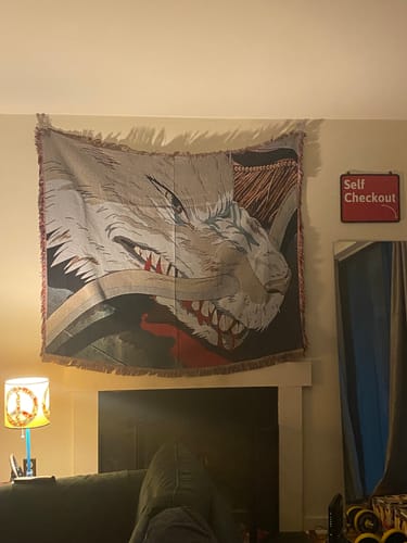 Customer photo review of Spirit Woven Blanket Tapestry