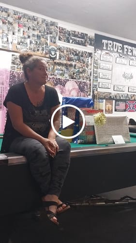 Customer video review of Riding Partners for Life Biker Couple Personalized Poster, Birthday, Anniversary Gift for him, Gift for her