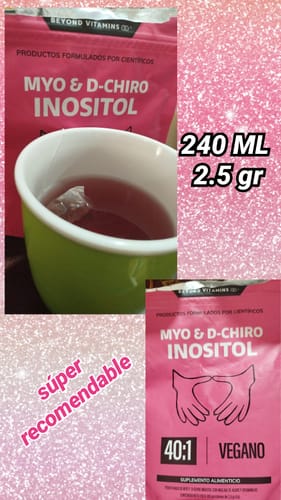 Customer photo review of Myo y D-Chiro Inositol en polvo - 150 g