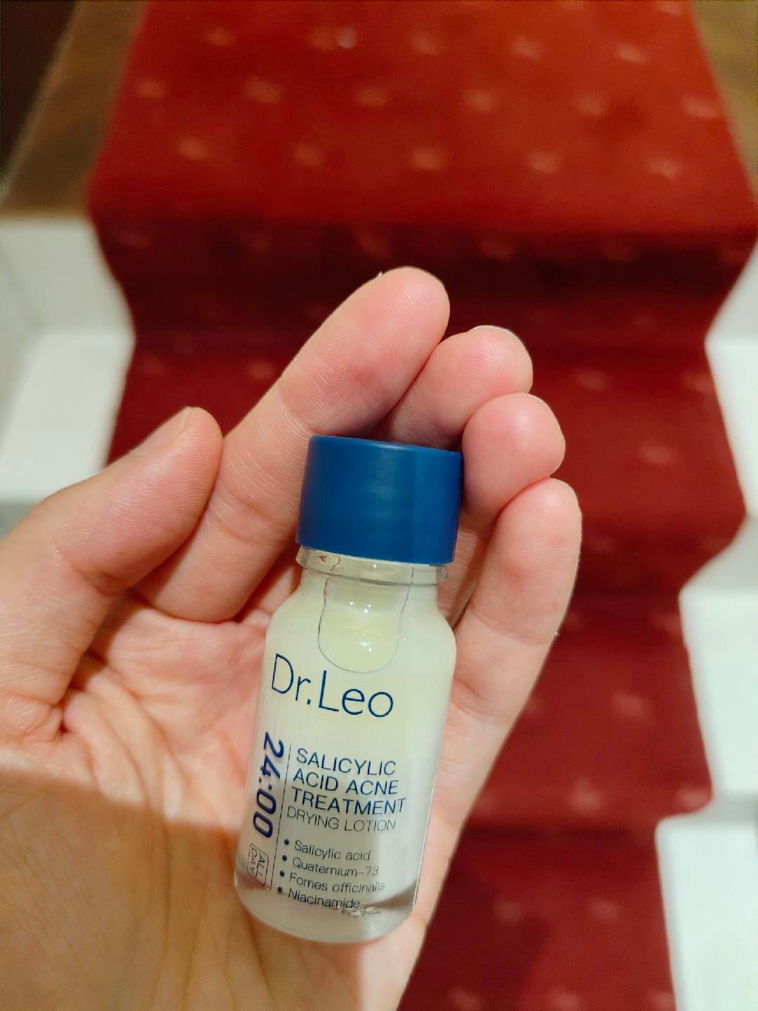 Customer photo review of Loción para el tratamiento del acné con ácido salicílico