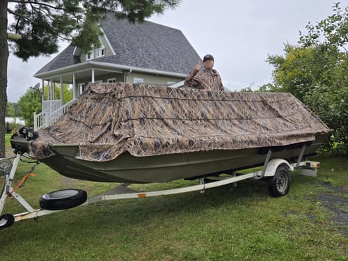 Customer photo review of Hunting Blind Raffia Grass (Pack)