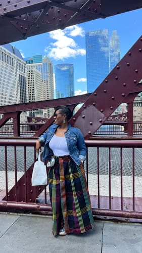 Customer photo review of FRIDA PANTS | FIREFLY CHEX