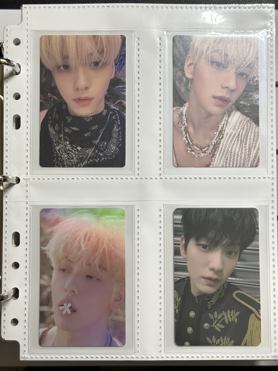 Customer photo review of Custom A5 4-Pocket Pages - Standard Photocard - B&W