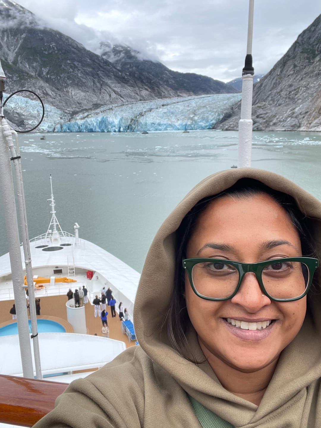 Customer photo review of Cloudburst Hoodie