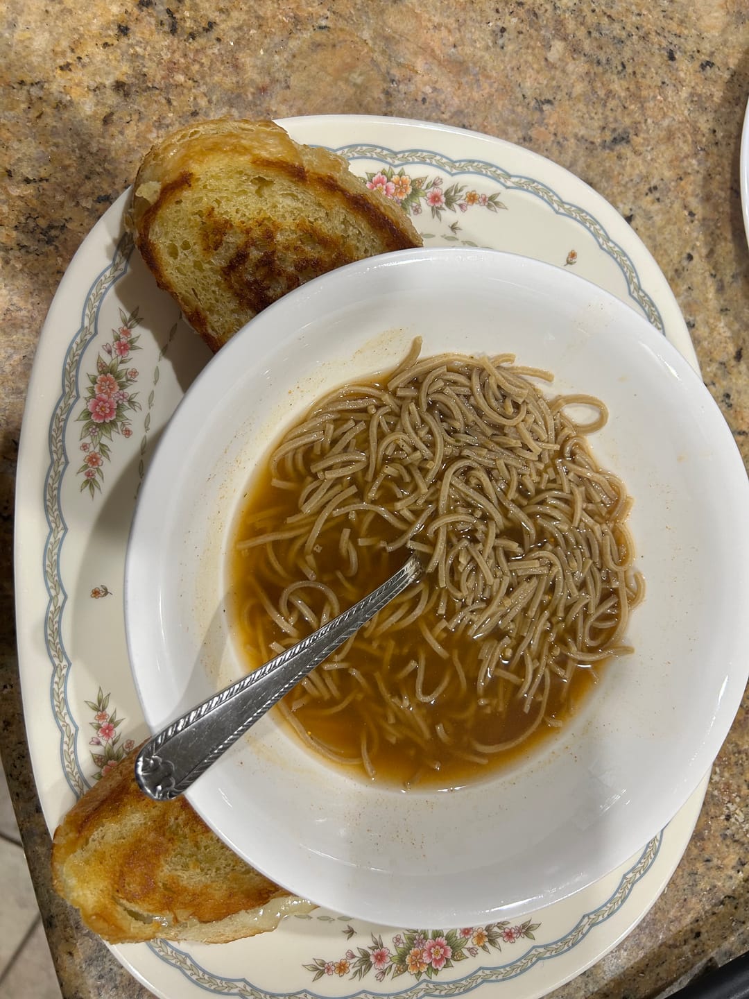 Customer photo review of Spicy Chicken & Black Garlic Flavor Noodle Soup