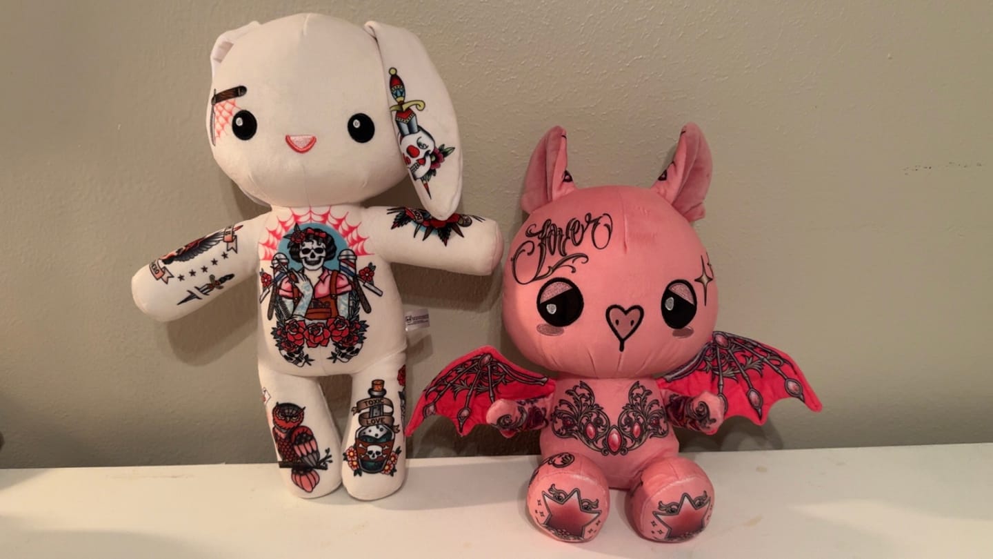 Customer photo review of Rosie the Bat Plushie