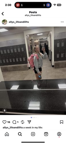 Customer photo review of Gen 3 Pink 35L Backpack
