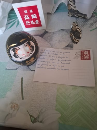 Customer photo review of Daruma Japonais Noir - 9 à 15 cm