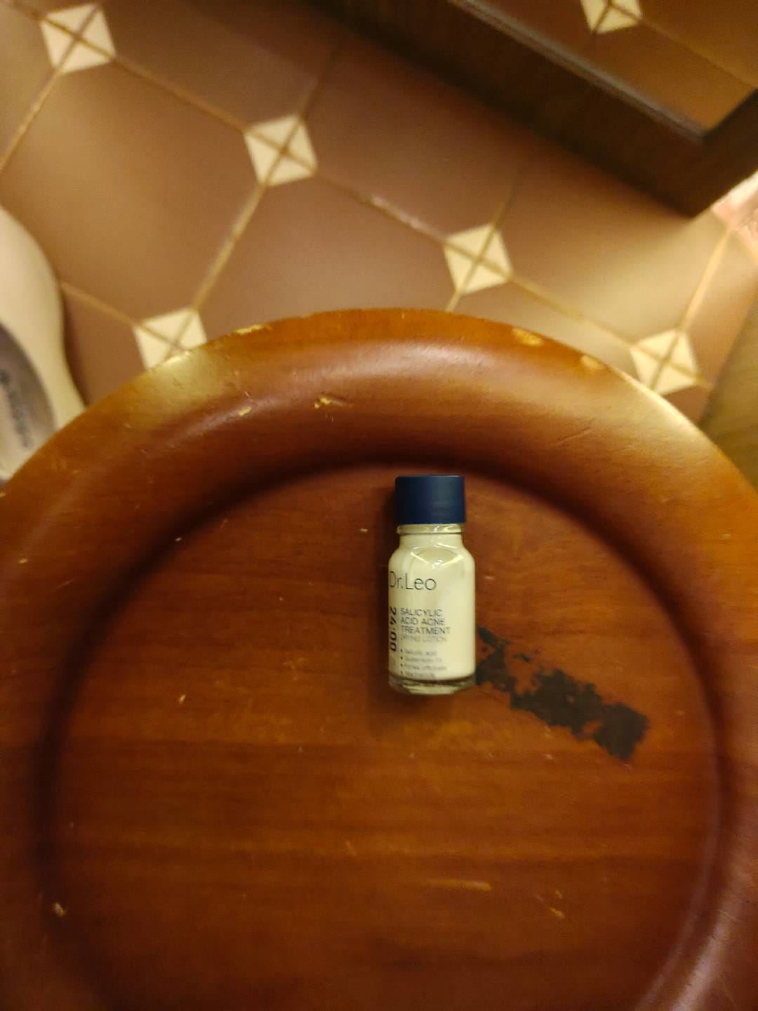 Customer photo review of Loción para el tratamiento del acné con ácido salicílico