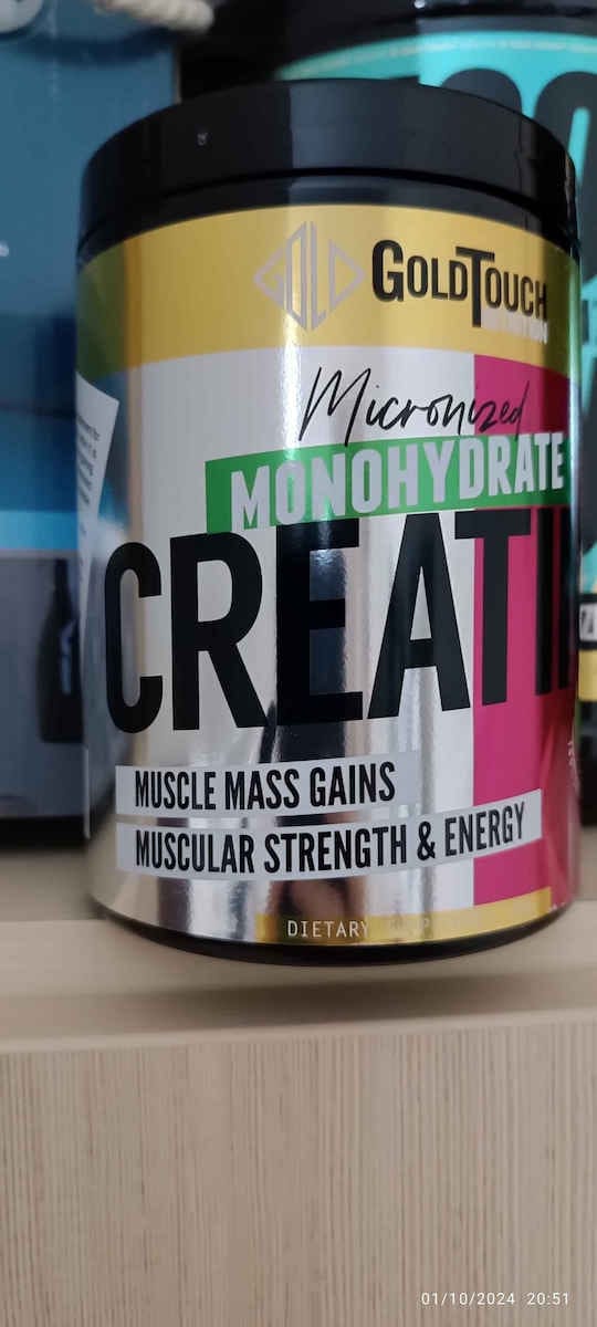 Customer photo review of Creatine Monohydrate (400g) - GoldTouch nutrition