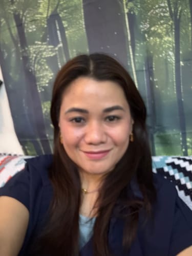 Customer photo review of Link drop 18K carnelian earrings