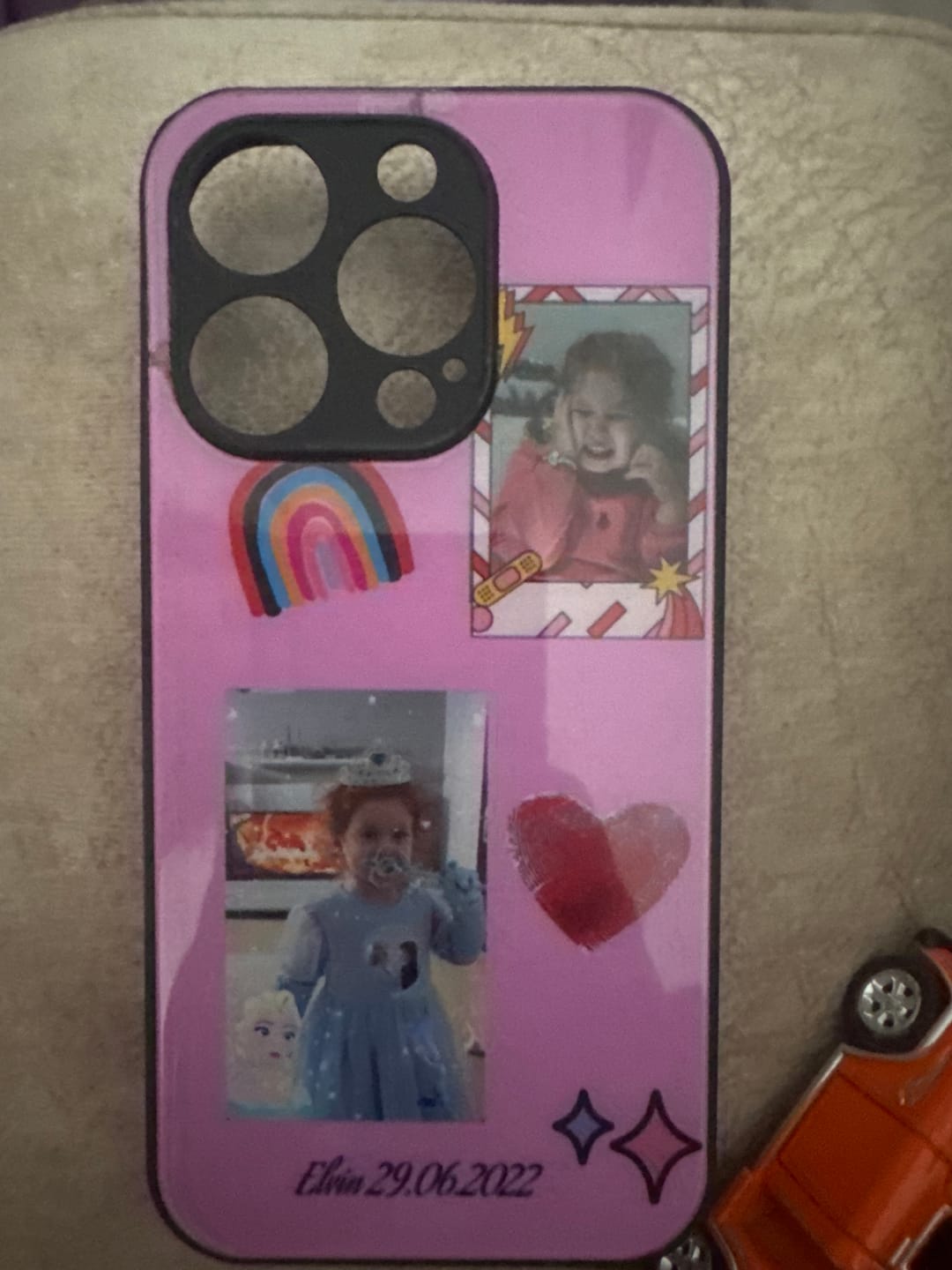 Customer photo review of "Kendin Tasarla" Cam Telefon Kılıfı
