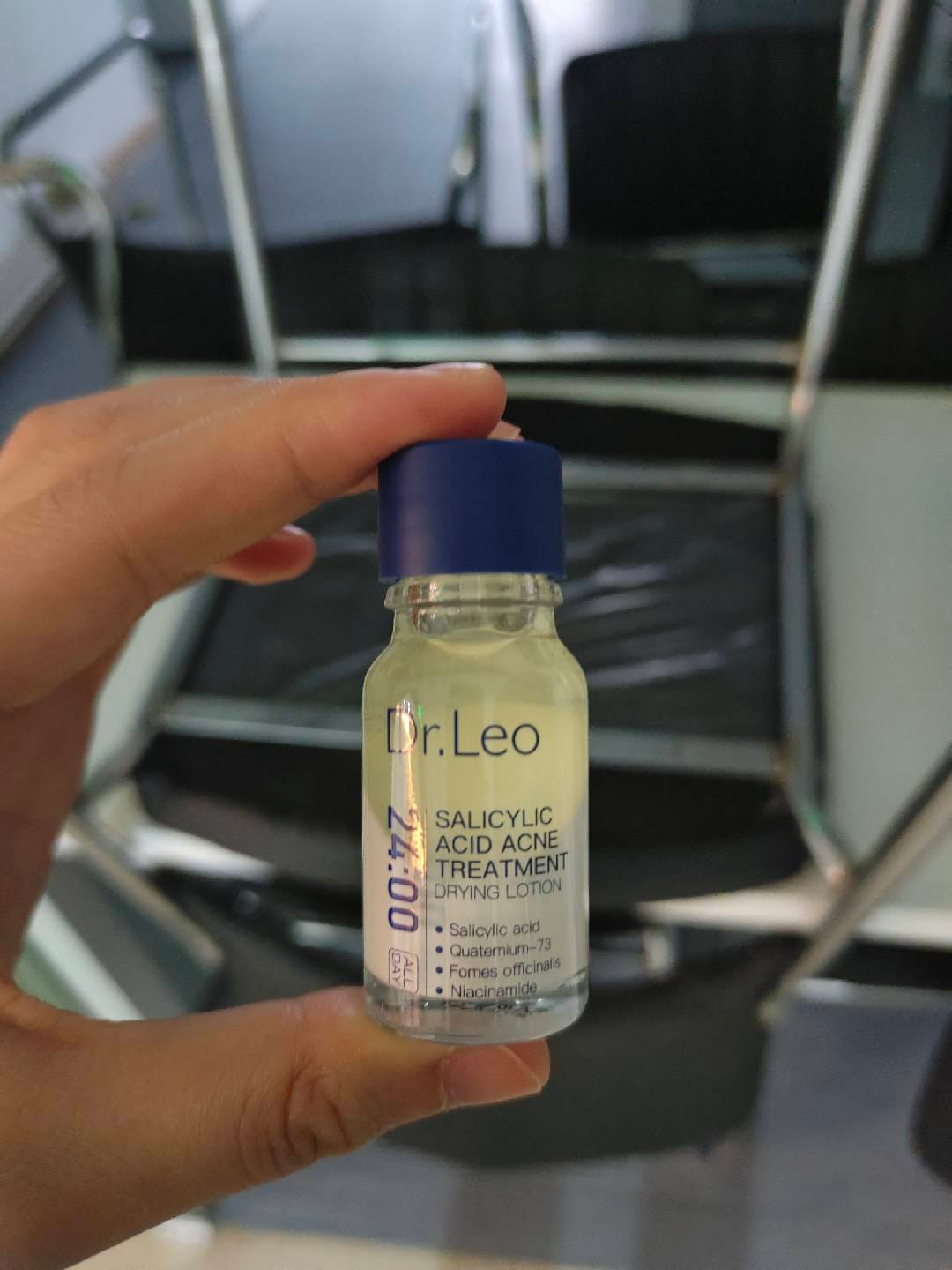Customer photo review of Loción para el tratamiento del acné con ácido salicílico