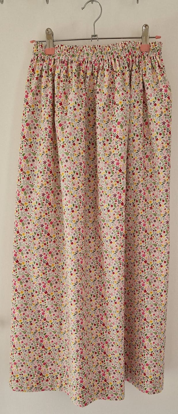 Customer photo review of Spring Floral Rose & Hubble Cotton Poplin Fabric