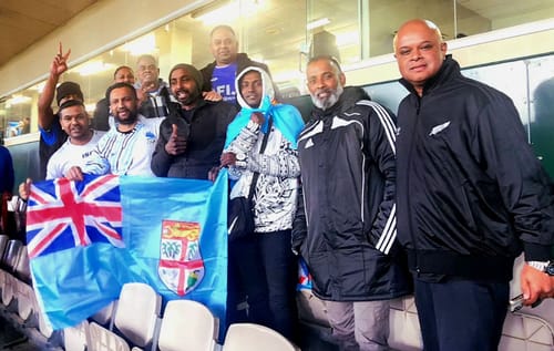 Customer photo review of Fiji Rugby Hoodie Kaiviti Fijian Tribal World Cup White LT9