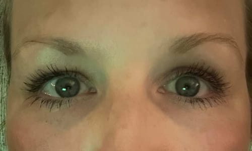 Customer photo review of LASH SERUM