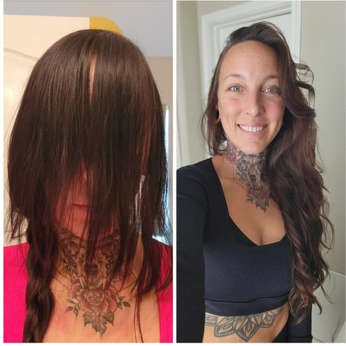 Customer photo review of Weightless Shampoo
