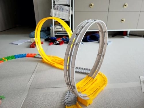 Customer photo review of Montessori FlexiPath™ – Educational Adventure Track | Construction Site