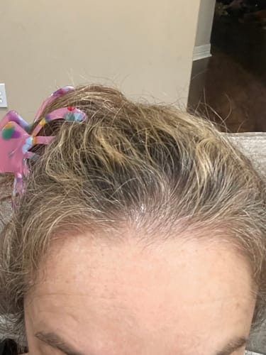 Customer photo review of Instant Dye Shampoo