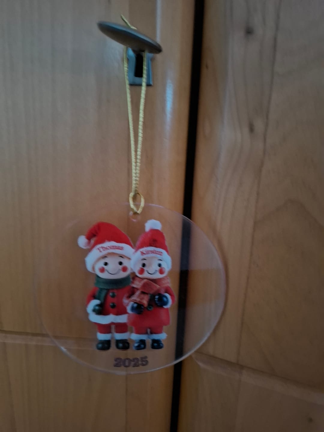 Customer photo review of Geschenkverpackung für Baumschmuck Rot (Samt)