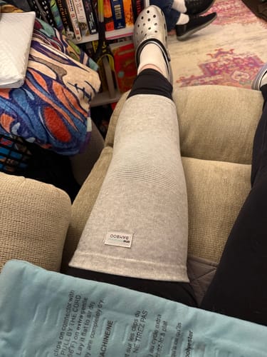Customer photo review of Premium Bamboo Knee Sleeve (Single)