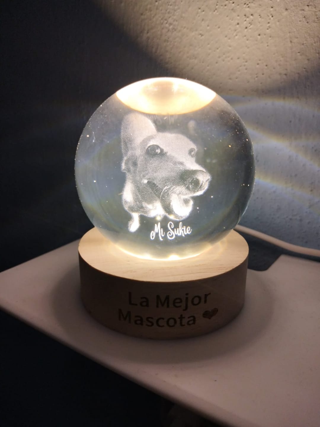 Customer photo review of Esfera de Cristal