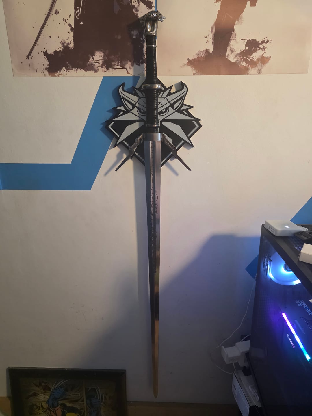 Customer photo review of Geralt of Rivia's Silver Sword - The Witcher Sword