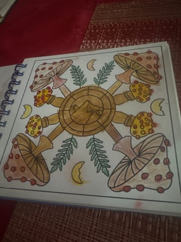 Customer photo review of BOX 1: ENCANTO ESENCIAL (incluye saco coloreable + postales)