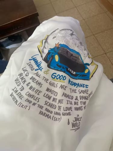 Customer photo review of Goodbye & Good Riddance Hoodie