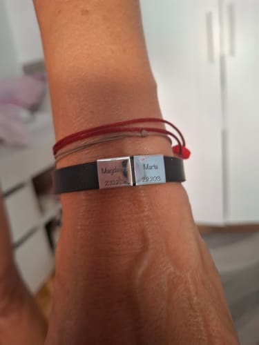 Customer photo review of Bracelet: Lux Leather