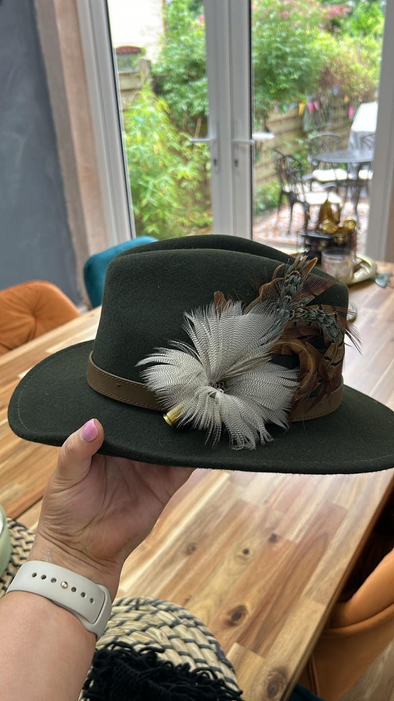 Customer photo review of Felt Fedora - Olive