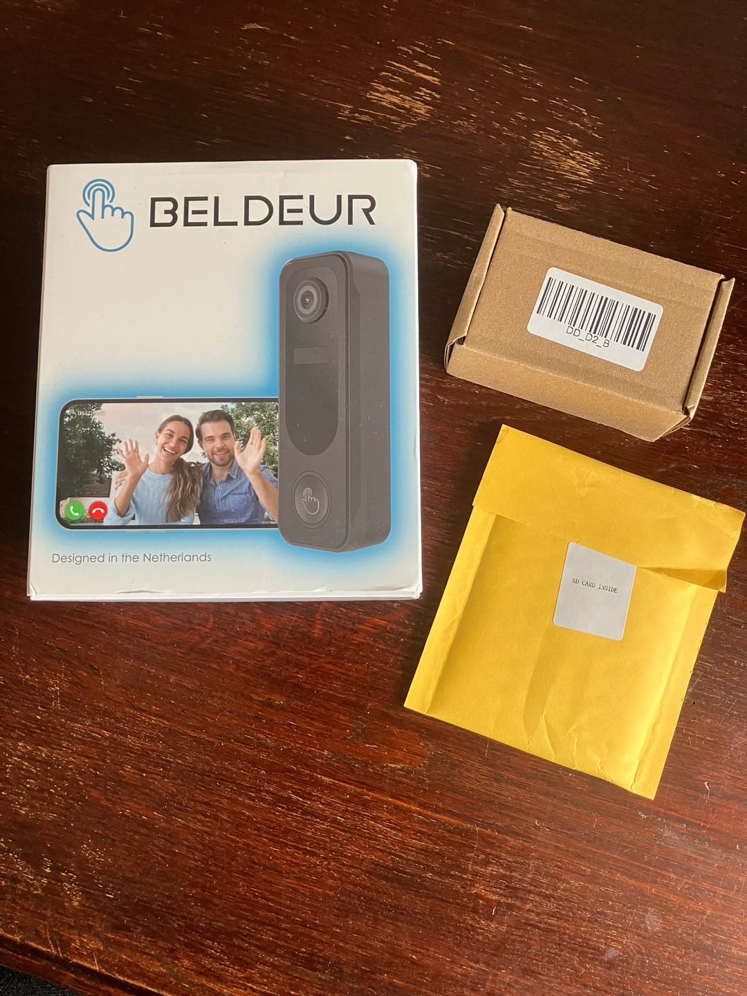 Customer photo review of Draadloze Video Deurbel Totaalpakket