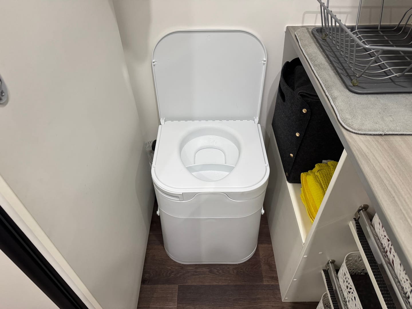 Customer photo review of OGO Origin Sleek Composting Toilet