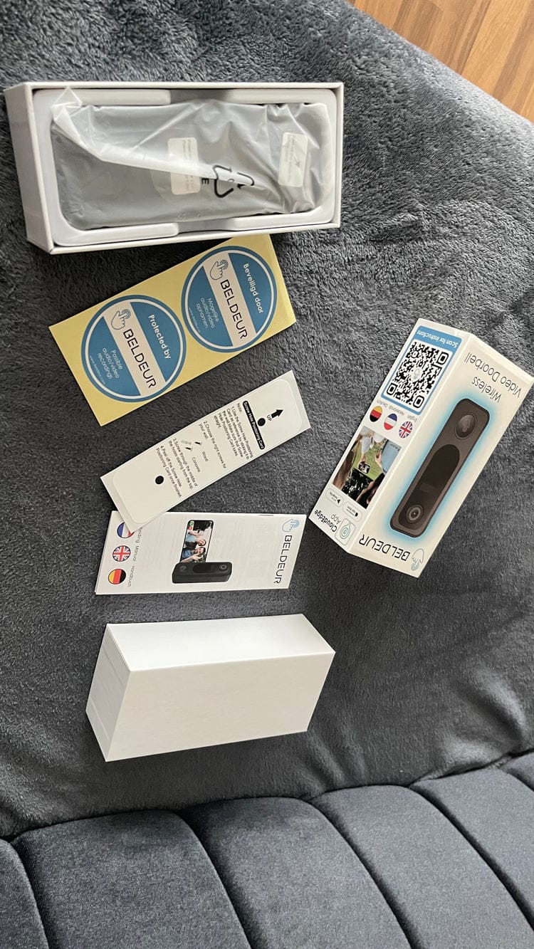 Customer photo review of Draadloze Video Deurbel Totaalpakket