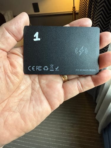 Customer photo review of SPOTMINDERS. Tracking card