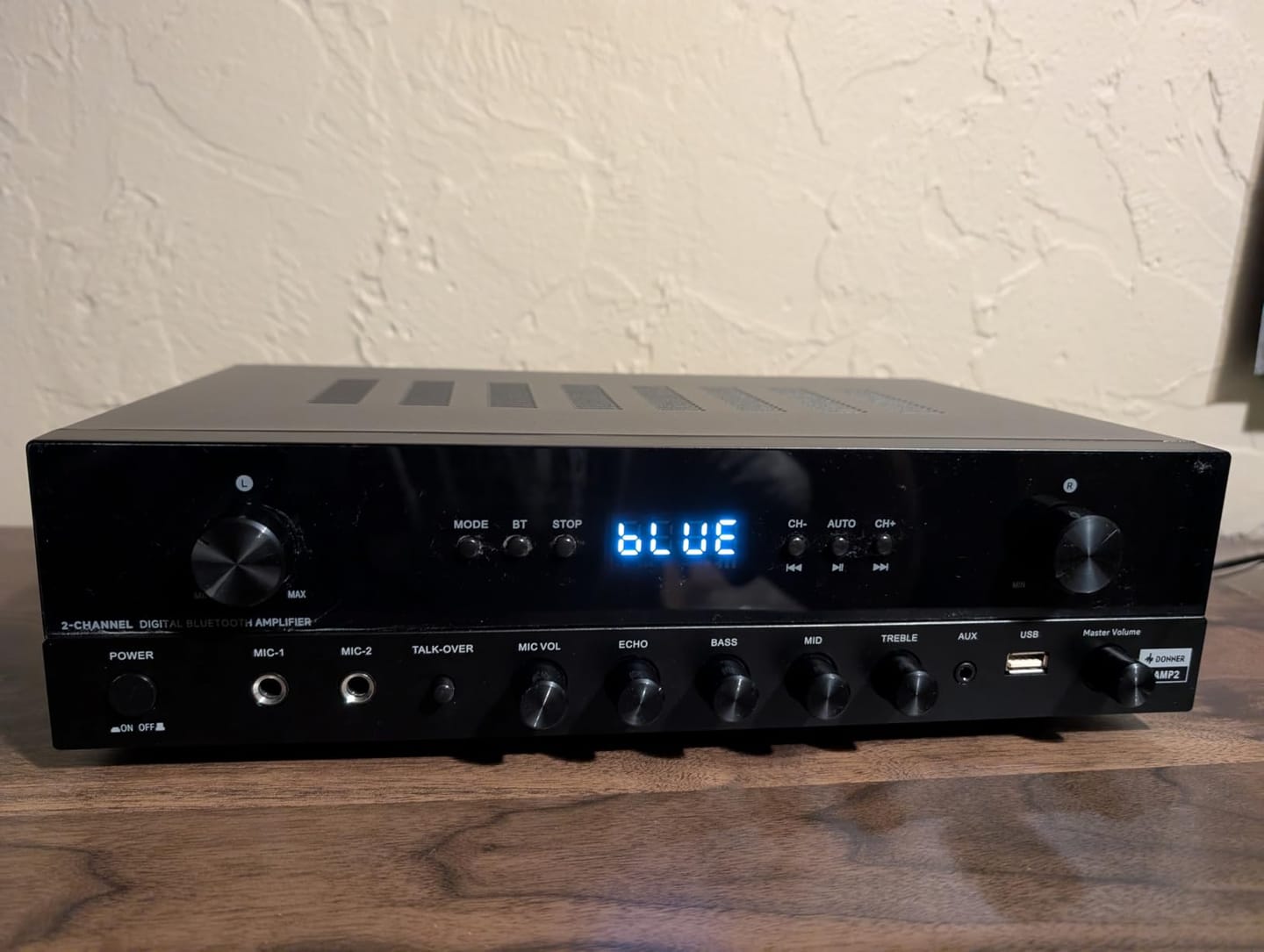 Customer photo review of Donner MAMP2 Puissant Amplificateur 2 Canaux