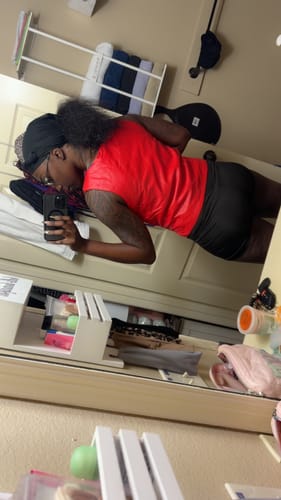 Customer photo review of HL14945RED # 22 Ladies Red bulletproof style leather vest - Police vest Shade # 22